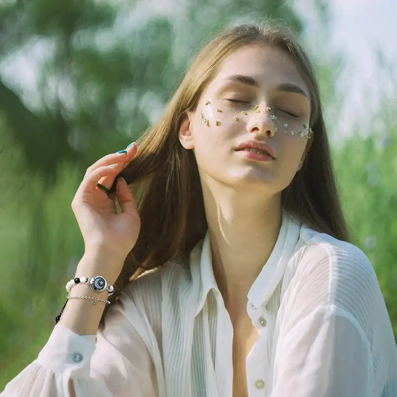 Soulmate Svart & Vit agat | Toucharmband