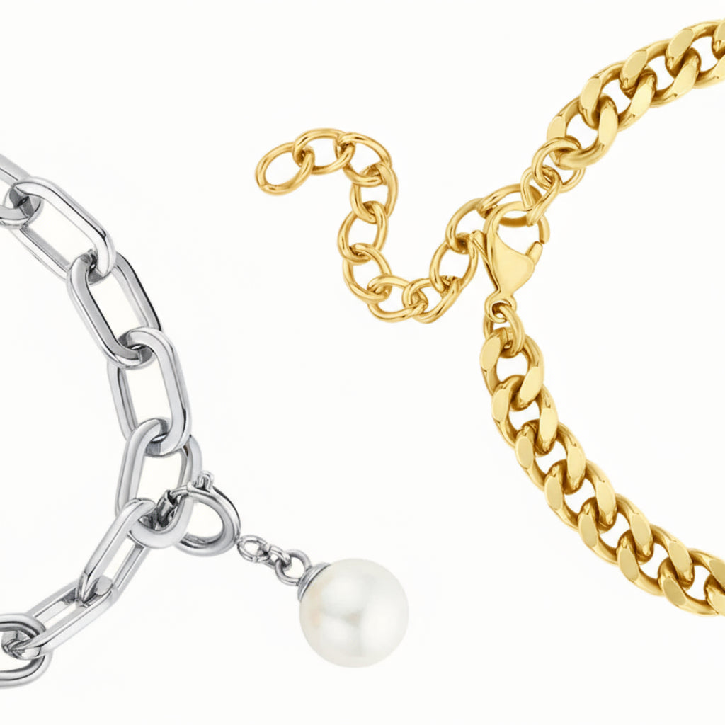 Soulmate 2.0 Guld & Silver | Toucharmband