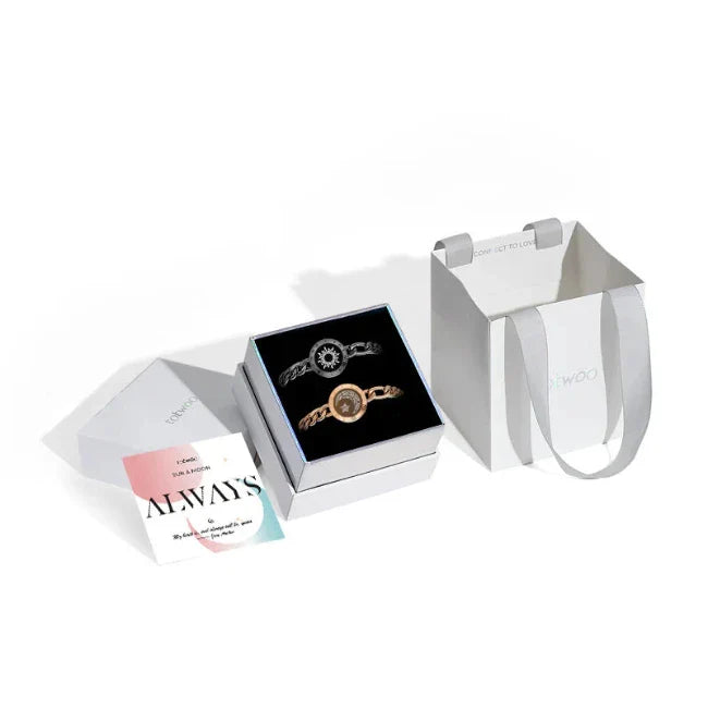 Figaro Chain Svart & Roséguld | Toucharmband